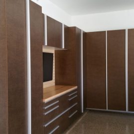 Garage Cabinets With Extruded Handles in Northwest Arkansas